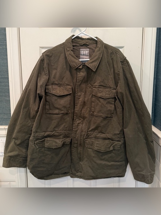 GAP Other - Gap Men’s XL Fatigue Utility Jacket Deep Green Military Field Jacket